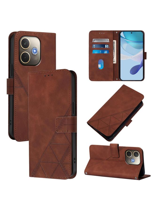 S-TOP Case For OPPO A5 Pro 5G Global Crossbody 3D Embossed Flip Leather Phone Case - Image 1