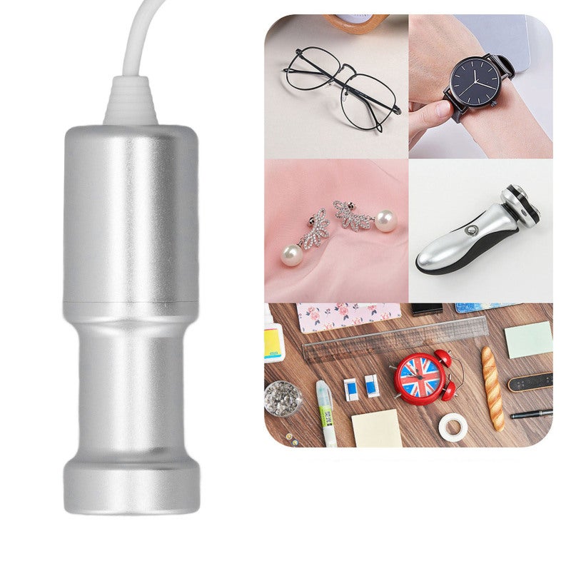 Ultrasonic Cleaner: Portable IPX7 Waterproof, 50000 Times/S Vibration, Full Metal Shock Head - Versatile Jewelry Cleaner for Glasses, Watches, Shavers, Daily Necessities - Image 5