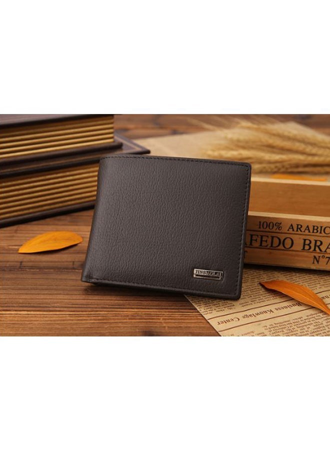 نيبمينينت Men's Bi-Fold Leather Wallet Coffee - Image 2