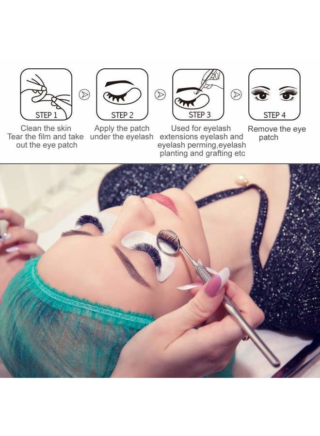 Qleng Under Eye Pads, Lint Free Lash Extension Eye Gel Patches for Beauty Salon False Eyelash Extensions Grafting, Hydrogel Eye Mask Beauty Makeup Tool - Image 2