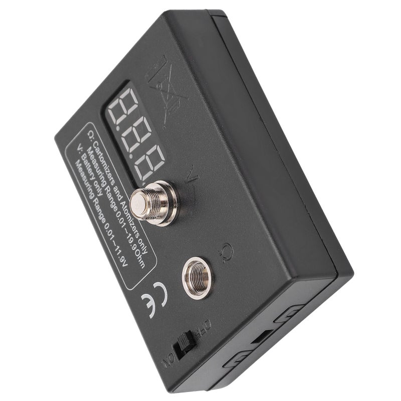Resistance OHM Meter Measuring Reader Coil Tester Wire DIY Tool for Atomizer 3V 0.01-20Ω - Image 3