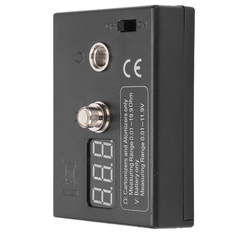 Resistance OHM Meter Measuring Reader Coil Tester Wire DIY Tool for Atomizer 3V 0.01-20Ω - Image 4