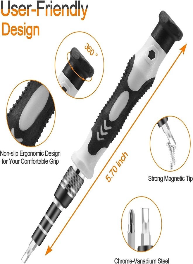 HUBTURE Precision Screwdriver Set 115 in 1 – Professional Magnetic Repair Tool Kit for Laptop, PC, Electronics, Eyeglasses, Watch, Game Consoles & DIY Projects – Compact & Portable Case (Black) - Image 5
