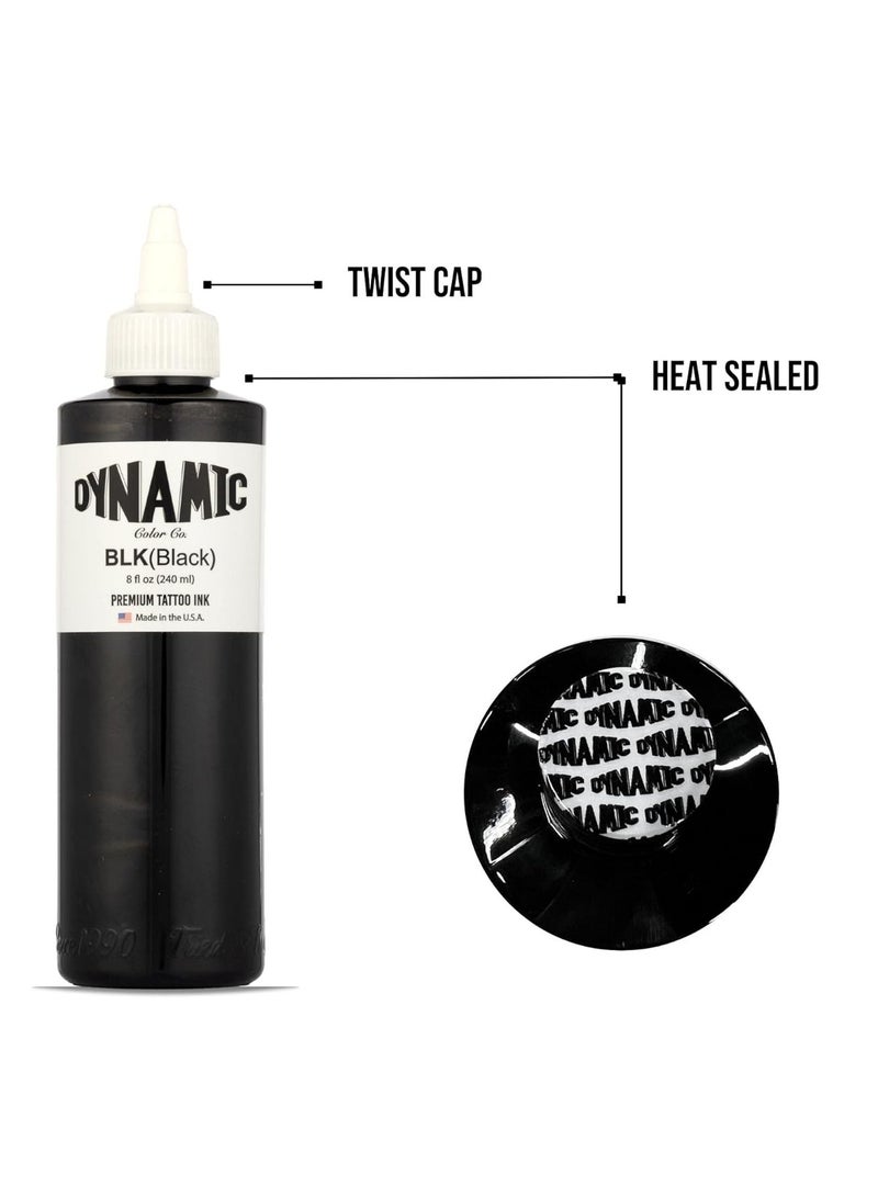 Dynamic Dynamic Color Co Black Ink 8oz Bottle - Image 2