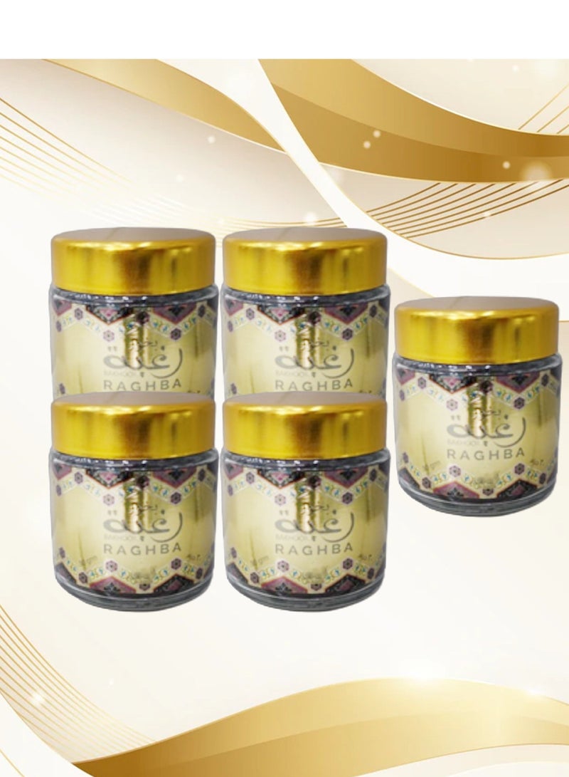 RAGHBA 5 Pieces Bakhoor Raghba 30 Gram - Image 1