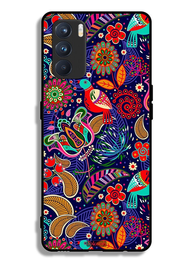Tolwak Oppo K9 Pro Protective Case Cover Birds And Floral Pattern - Image 2