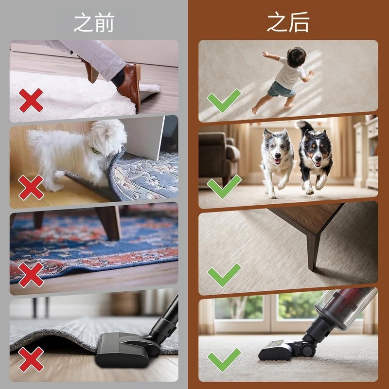 Cross-Border Wholesale PU Floor Mat Anti-Slip Pad - Washable, Reusable, and Seamless Double-Sided Adhesive - Image 5