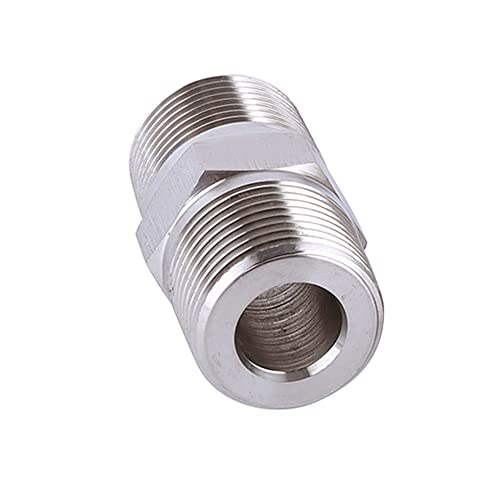 Yoebor Metalwork Stainless Steel 304 Forged Pipe Fitting Heavy Duty Hex Nipple 34 NPT Male x 34 NPT Male 2000psi 1 Pc - Image 3