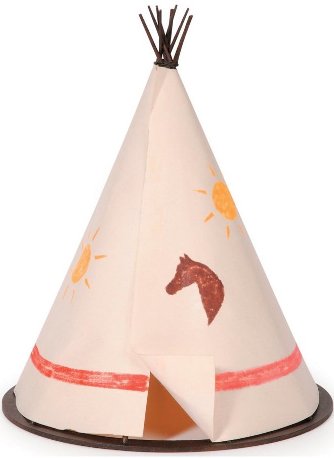 Darice 9184-11 Wood Tepee Kit  - Image 1