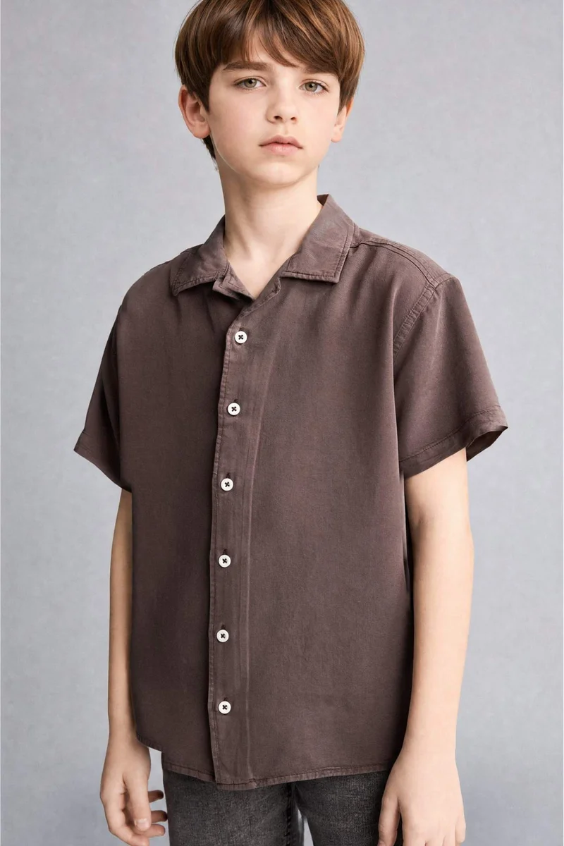 ديفاكتو Regular Fit Short Sleeve Shirt