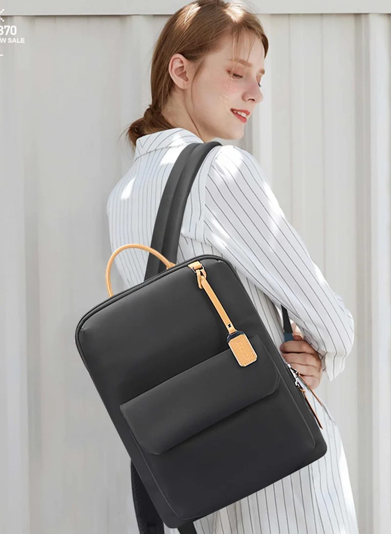 Bopai  BOPAI Elegant Professional water resistant Laptop Backpack - Stylish Business Travel Bag for Women with Multi Compartments and Premium Features - BO-LB821-Black for Women | Best Price UAE