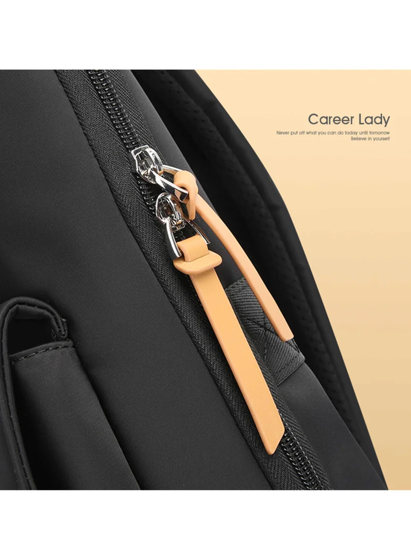 Bopai  BOPAI Elegant Professional water resistant Laptop Backpack - Stylish Business Travel Bag for Women with Multi Compartments and Premium Features - BO-LB821-Black for Women | Best Price UAE