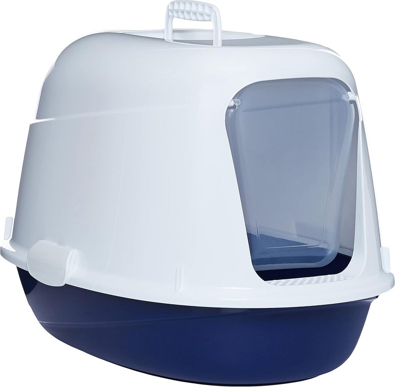 MP Bergamo Toilet Pretty Mix Cat Litter Box - Blue - Image 1