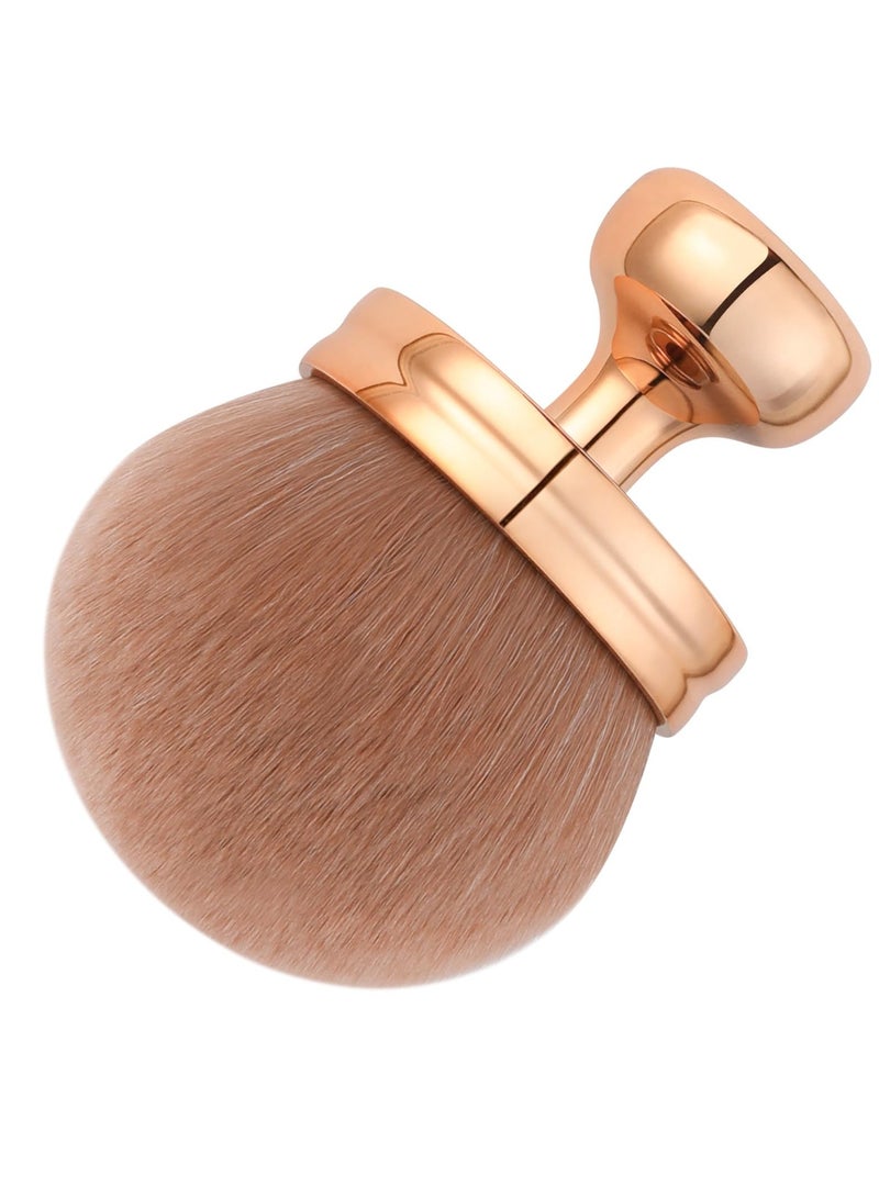 دوكولر فرشاة جسم عريضة ٣ إنش - مقبض وردي ذهبي للتانر وأساس الجسم - Image 1