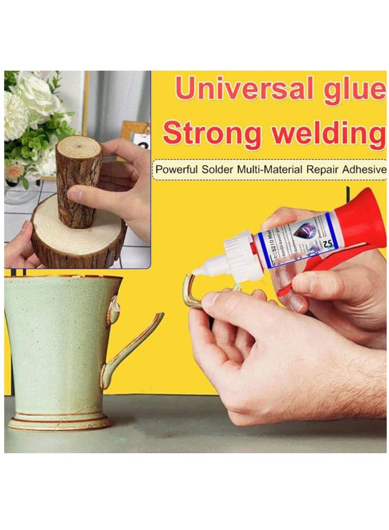 Excefore Powerful Solder Multi-Material Repair Adhesive, Powerful Solder Glue, Universal Adhesive Strong Welding, Welding High-Strength Oily Glue, Multi-Material Repair Adhesive,Multifunctional Glue, 2 PCS  - Image 2