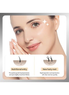 BIOAQUA Eyelash Growth Essence - Fuller And Longer Looking Lashes Lash Enhancing Serum For Natural Lashes Or Lash Extensions & Brows, Vegan & Cruelty-free 7ml  - Image 3