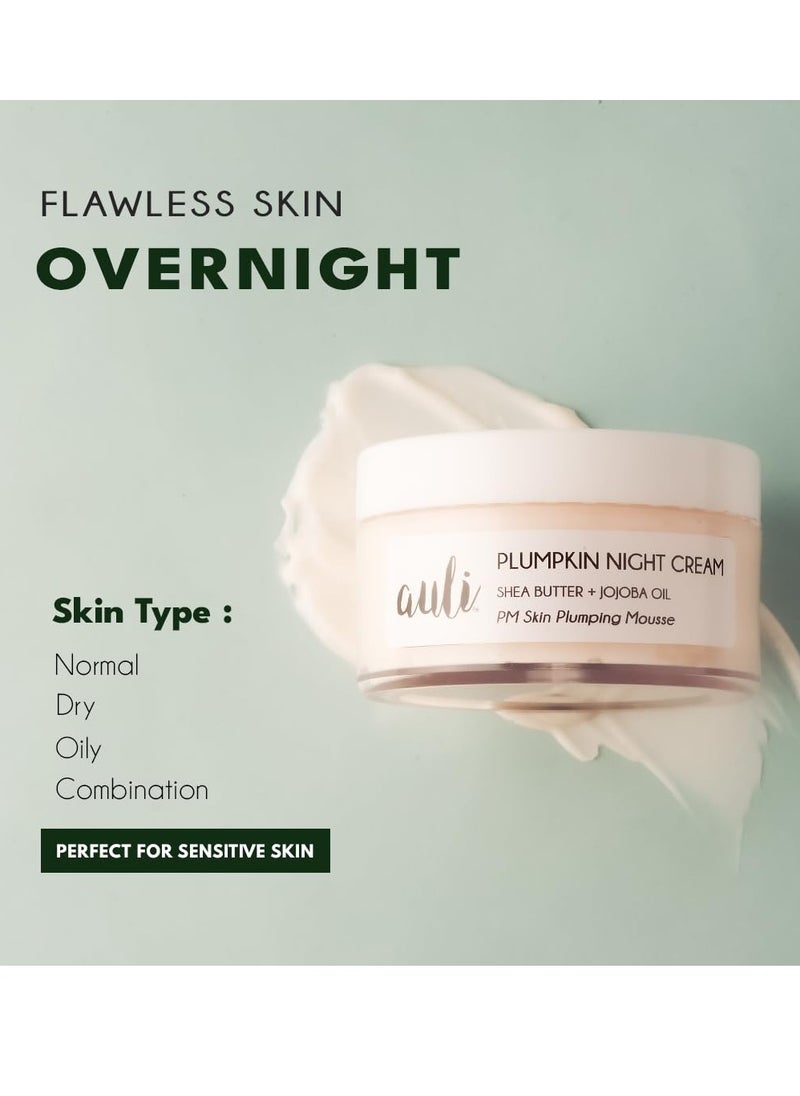 AULI LIFESTYLE - Auli Plumpkin Night Cream for All Skin Types 50GM - Image 1