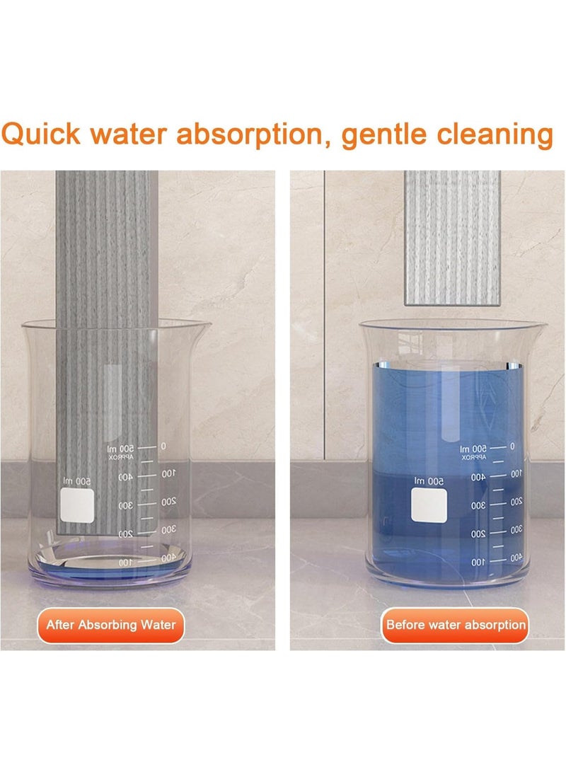 HOMESTAR Mini Foldable Desktop Squeegee Mop With Replaceable Pads , Portable Cleaning Sponge Mop, Wet Dry Use, One - Hand Squeeze Handle, Handheld Spray Cleaning Mop For Desk, Kitchen Oil, Bathroom Mirror andTile, No Hand Wash & Strong Absorption - Image 4