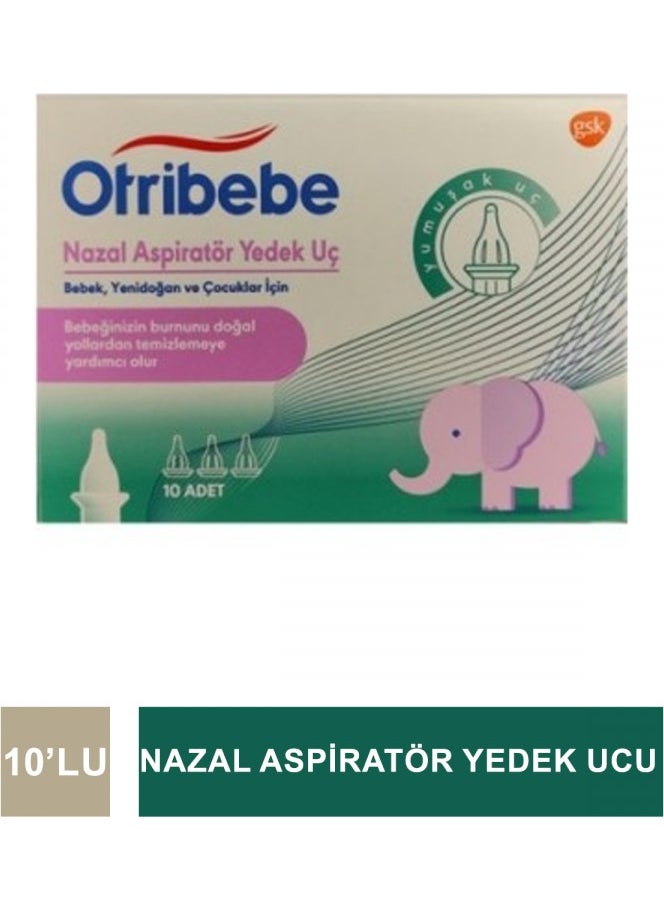 Otribebe Nasal Aspirator 10 Lugs Spare Tip 1 Piece  - Image 3