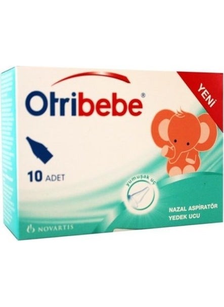 Otribebe Nasal Aspirator 10 Lugs Spare Tip 1 Piece  - Image 2