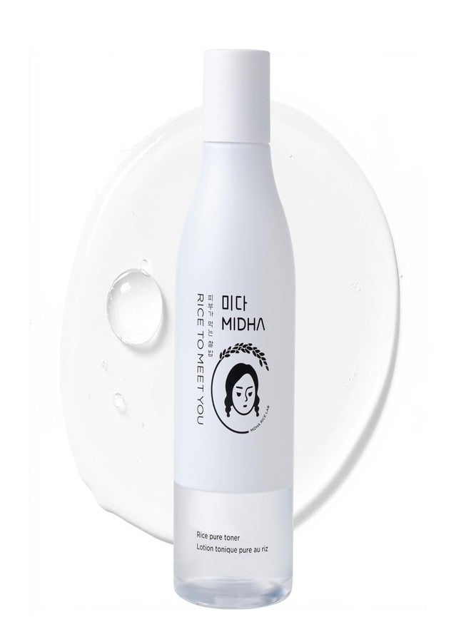 MIDHA Rice Pure Toner, 6.76fl.oz/200ml, Hydrating, Soothing, Fast-Absorbing Daily Toner - Lightweight, Vegan, Alcohol-Free, Clean Beauty Skincare for Sensitive & Dry Skin - Image 1