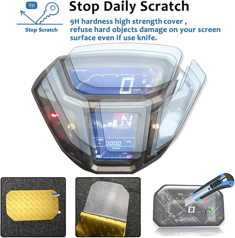 Yurefax Motorcycle Dashboard Screen Protector for CRF1000L Africa Twin - Image 3