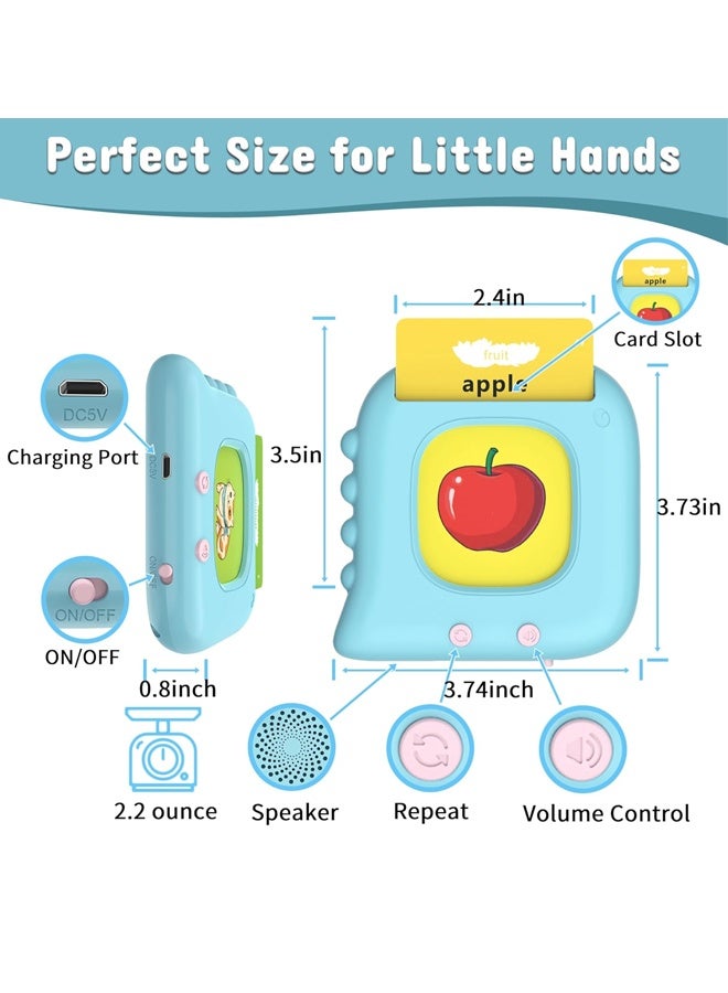 هالامودو خطاب جيب للأطفال الصغار ، 112 كلمة بصرية تتحدث بطاقات فلاش عمر 1-6 سنوات ، ألعاب حسية التوحد ، ألعاب تعليمية مونتيسوري قبل المدرسة ، هدية عيد ميلاد فتاة ولد لعب تعليمية - Image 3
