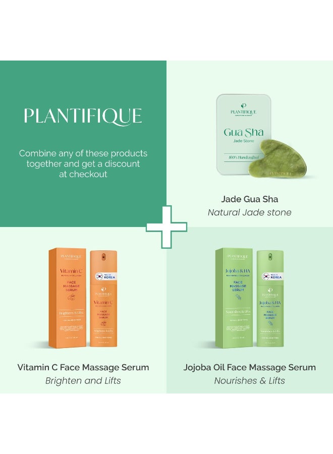 بلانتيفيك أدوات  للوجه - أداة تدليك - نحت خط الفك - أداة نحت الوجه للعناية بالبشرة - من اليشم - Image 5