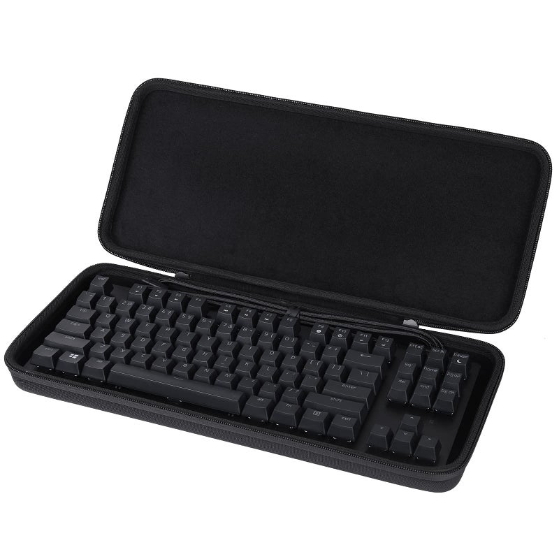 co2CREA Hard Travel Case Replacement for Razer Huntsman Tournament Edition TKL Tenkeyless Gaming Keyboard - Image 2