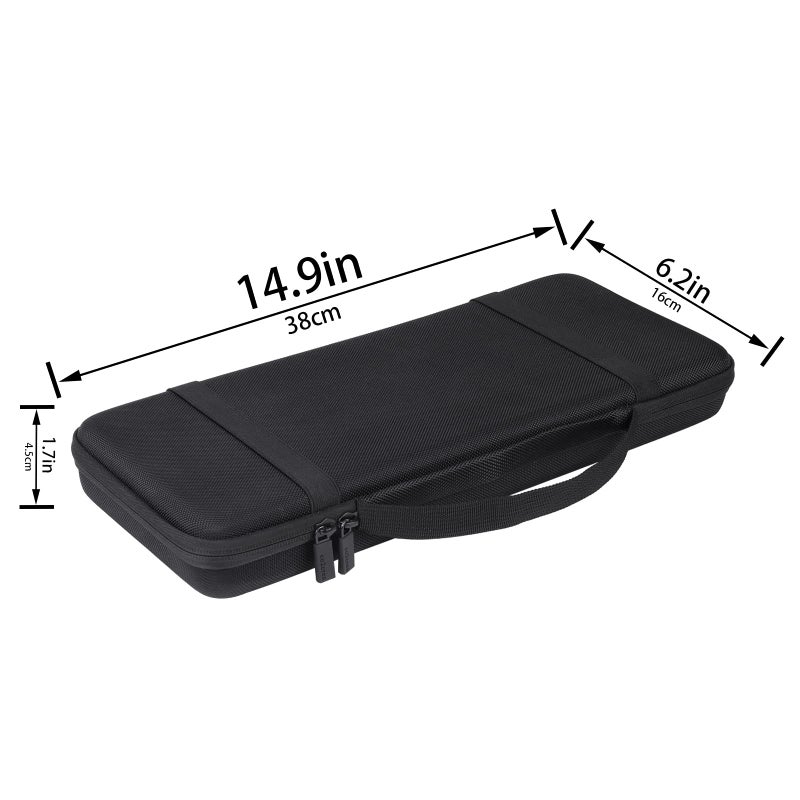co2CREA Hard Travel Case Replacement for Razer Huntsman Tournament Edition TKL Tenkeyless Gaming Keyboard - Image 5
