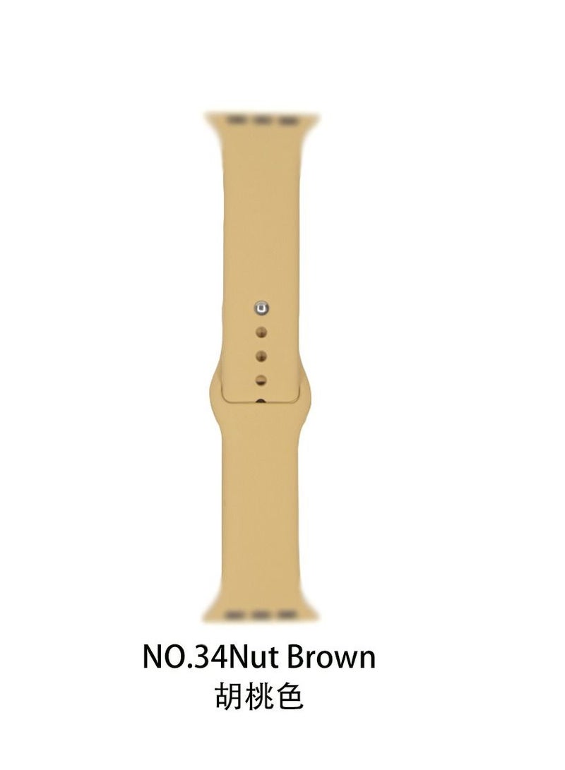 Apple Watch Band 45mm Soft Silicone Sport Band Replacement Wrist Strap Compatible for iWatch Apple Watch Series 7 (45mm) - Image 2
