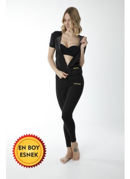 TECHNO 8Q Thermal Zippered Top and Leggings Set Black  - Image 5