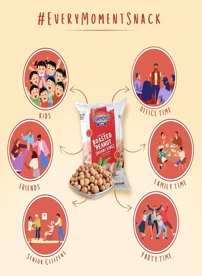 DIAMOND SING Roasted Peanut Vacuum Mungfali, Healthy Food, Sing Dana (380g) - Image 5
