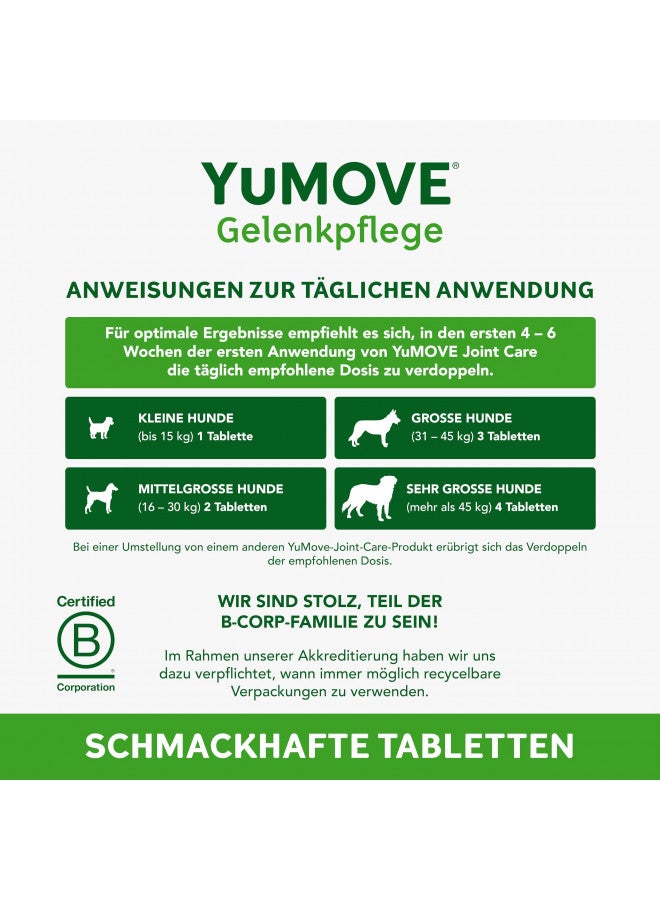 Lintbells YuMOVE Adult Dog Tablets | Hip and Joint Supplement for Dogs with Glucosamine, Chondroitin, Hyaluronic Acid, Green Lipped Mussel | Dogs Aged 6 to 8 | 300 Tablets  - Image 5