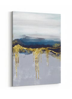 LOWHA Canvas Wall Art Stretched Over Wooden Frame with Abstract Painting  - Image 4