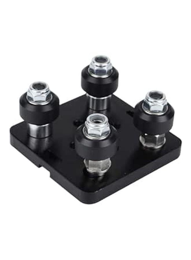 2040 Aluminum Profile Gantry Plate Pulley Black V Groove Wheels for 3D Printer Parts - Image 1