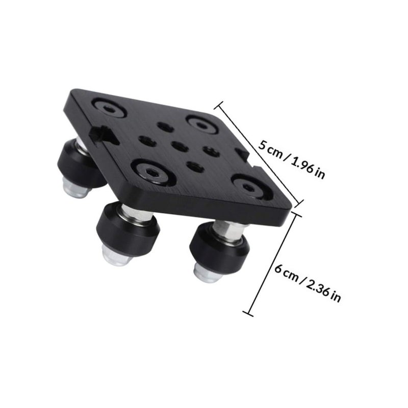 2040 Aluminum Profile Gantry Plate Pulley Black V Groove Wheels for 3D Printer Parts - Image 3