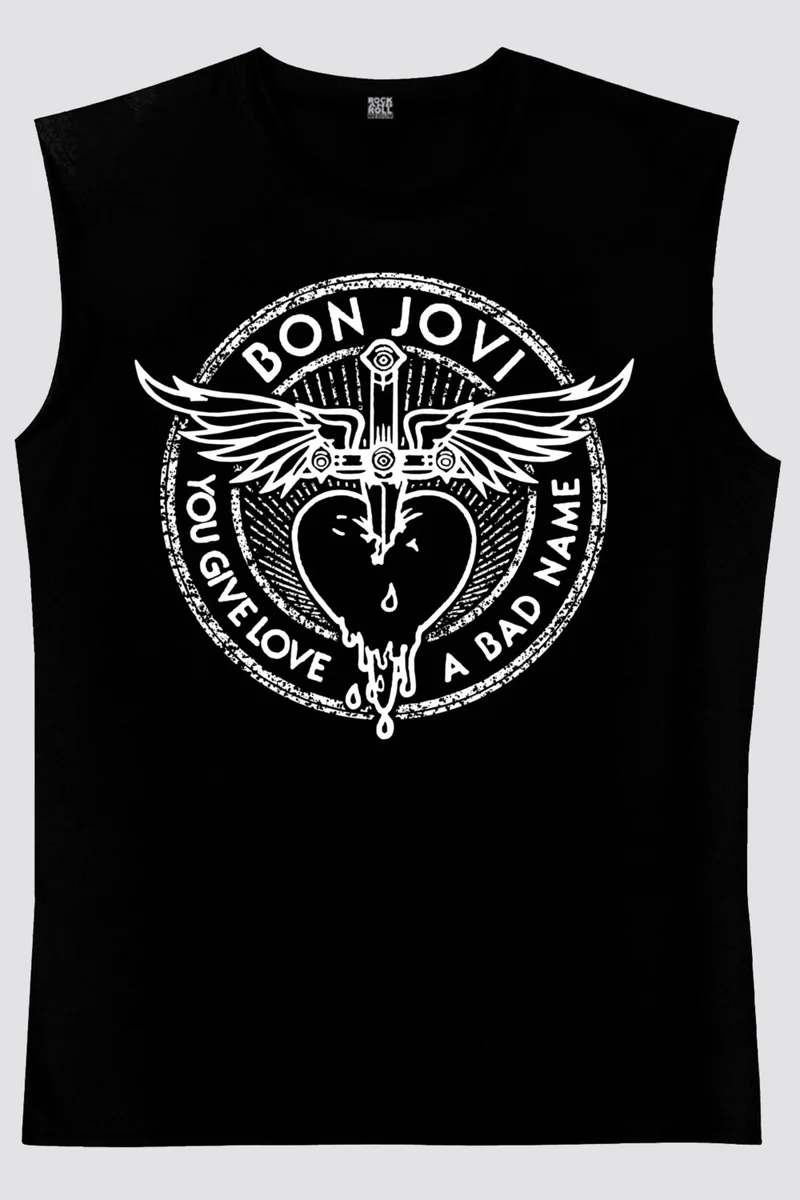 روك اند رول Winged Dagger Black Cut Sleeve / Sleeveless Men's T-Shirt