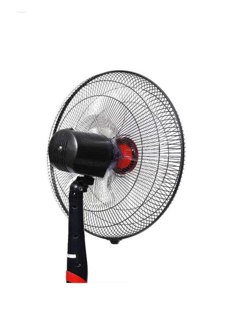 Stand Fan 18 Inch, 4 Blades 75 W TSF-18XW Black x Red