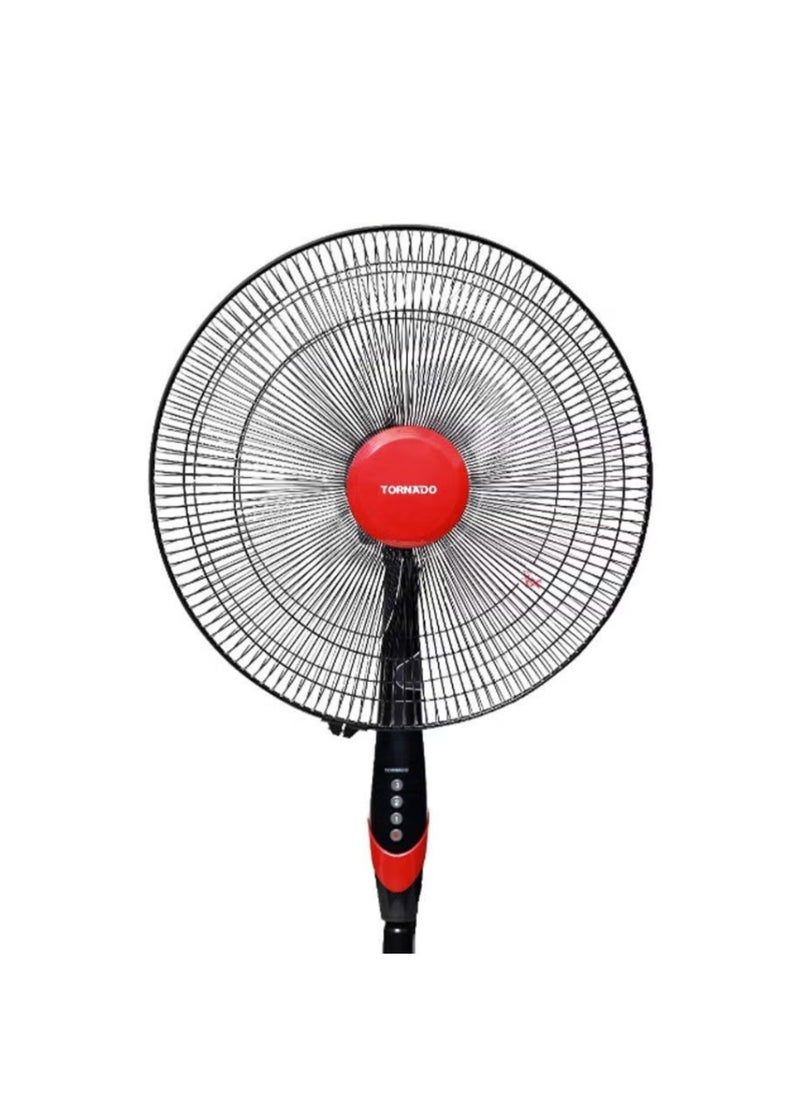 Stand Fan 18 Inch, 4 Blades 75 W TSF-18XW Black x Red