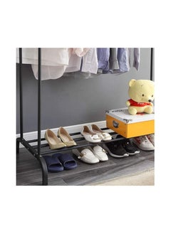 Clothes Rack, Clothing Garment Rack Metal Double Rail Hanging Clothes 2-Tier Storage Shelf for Boxes Shoes Boots Commercial Grade Multi-Purpose Entryway Shelving Unit for Home Office Bedroom - pzsku/ZDBFDD352F9A487C6C937Z/45/1741518866/d94e48bf-21db-41ed-ae27-ddcb00a7f211