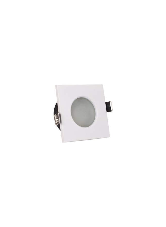 Jana Light Square white waterproof recessed frame spotlight - Image 1