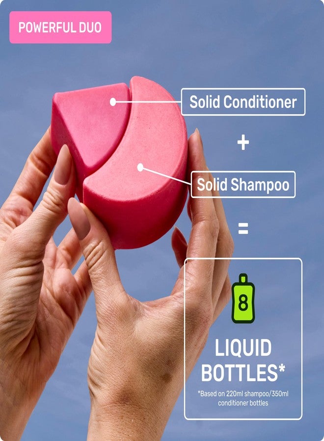 Ethique Beauty Everyday Shampoo & Conditioner Bar Set for Shiny Hair with Vitamin C - Image 5