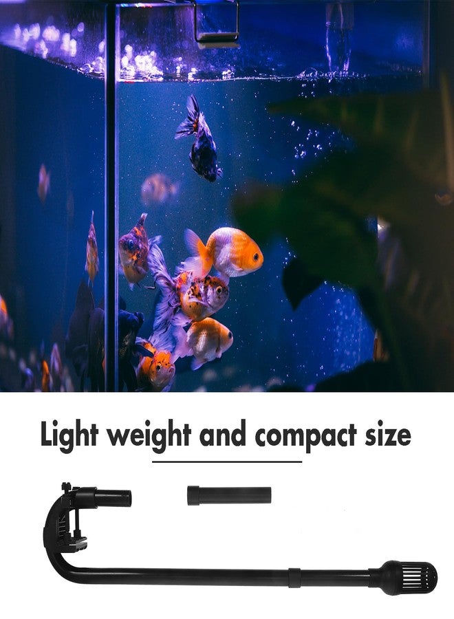 BESPORTBLE Aquarium External Canister Filter Inlet Outlet Tube, Fish Tanks Water Tubing with Intake, Inflow Outflow Kit, Easy Install Aquarium Filter Accessories, Black - Image 3