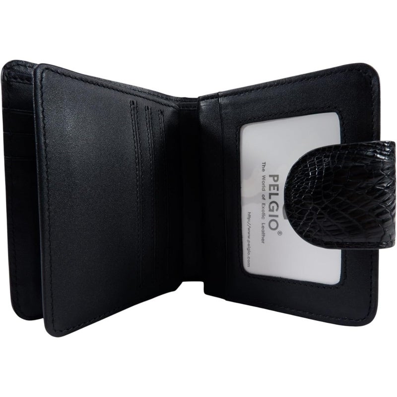 Genuine Caiman Crocodile Skin Leather Medium Zip Around Women's Clutch Wallet Coins Purse, Medium Coins Purse Clutch Wallet - Image 5