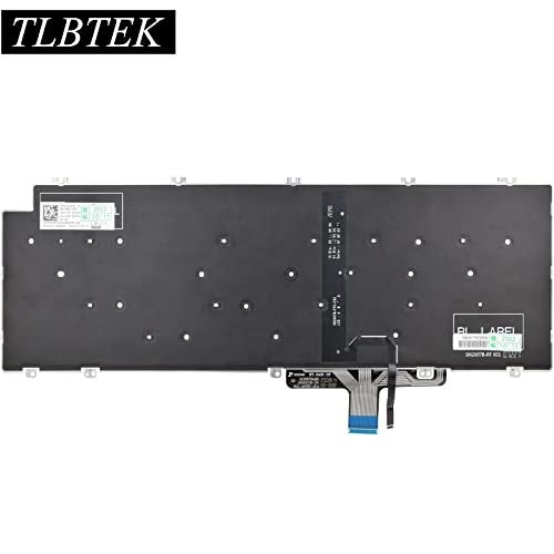 TLBTEK Backlight Keyboard Replacement Compatible with DELL Latitude 5520 5530 5521 5531 5540, Precision 3560 3570 3580 3561 3571Series Laptop P/N: N7N16 0N7N16 - Image 4