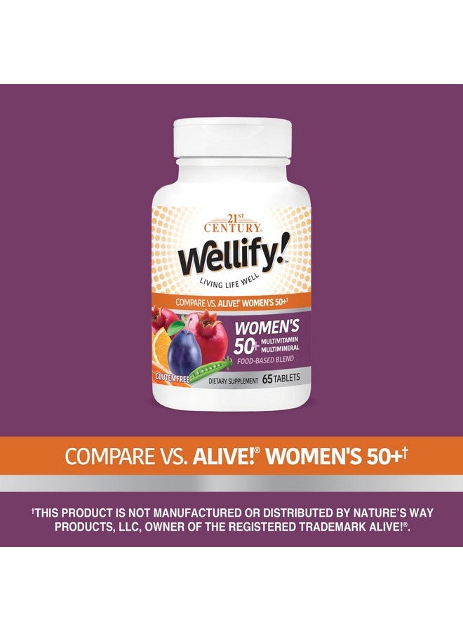 21st Century Wellify Women's 50+ Multivitamins with Minerals, 65 Count (22460) - Image 3