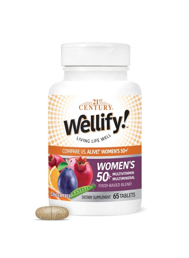 21st Century Wellify Women's 50+ Multivitamins with Minerals, 65 Count (22460) - Image 1