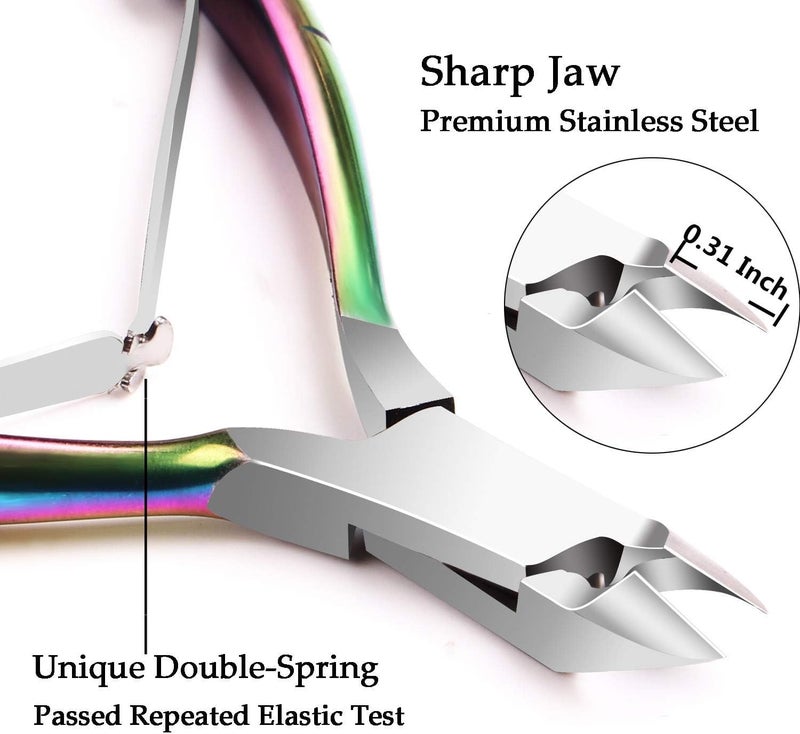 Cuticle Trimmer Cuticle Cutter Nippers Clippers - CLIPPER Remover Tool Professional Stainless Steel Cuticle Scissors Manicure Pedicure Tool for Fingernails Not Include Cuticle Pusher - Image 3
