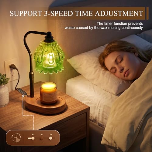 Fitrobust Candle Warmer Lamp with Timer and Wireless Remote Control, Dimmable Candle Warmer for Jar Candles, Vintage Wax Melts Warmer, Mothers Day Birthday Gift for Women, House Warming New Home Decor - Image 4